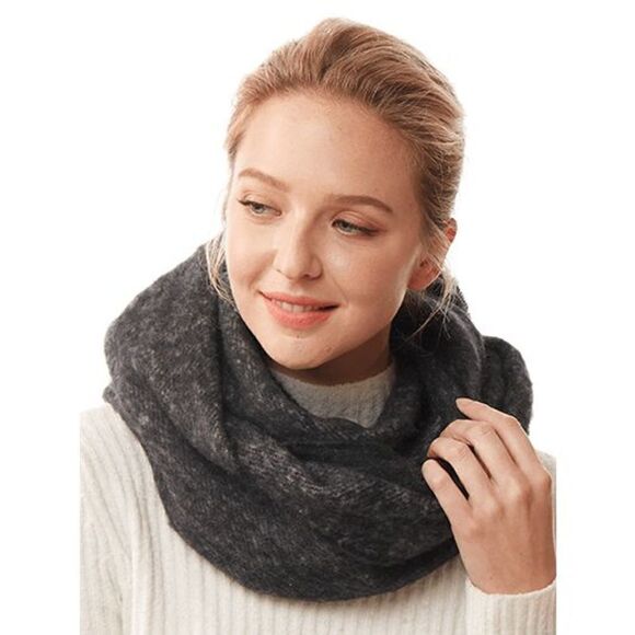 Ladies Black Infinity Scarf - Picture 3 of 4